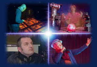 Four stills from the film