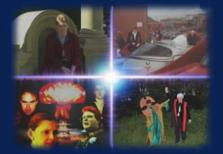 Four stills from the film