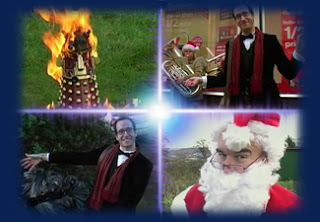 Four stills from the film