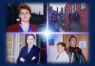 Four stills from the film