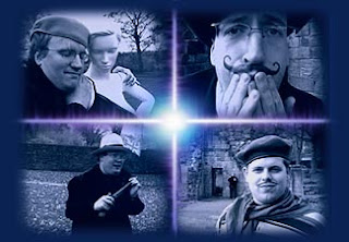 Four stills from the film