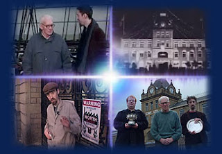 Four stills from the film