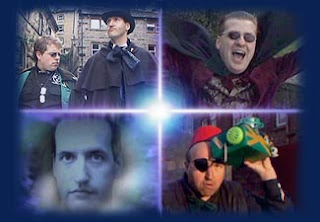 Four stills from the film