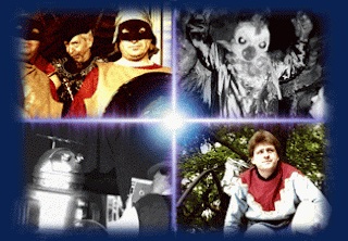 Four stills from the film
