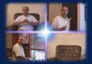 Four stills from the film